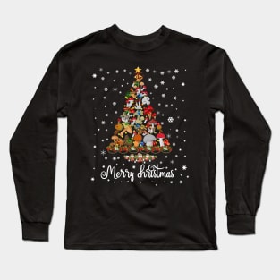 Mushroom Christmas Tree Merry Christmas mushroom garden Xmas Long Sleeve T-Shirt